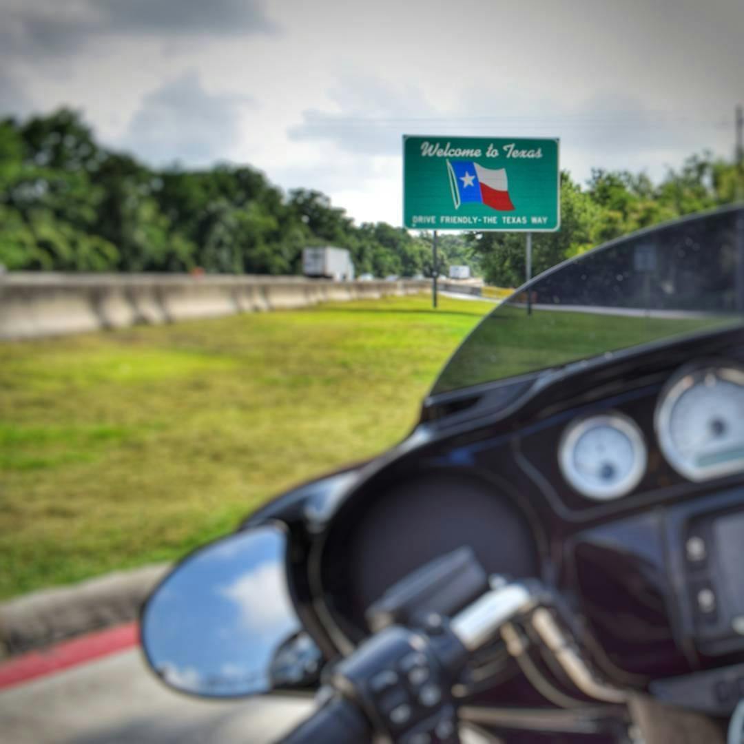 I'll ride more miles in Texas than in the last four states combined.
