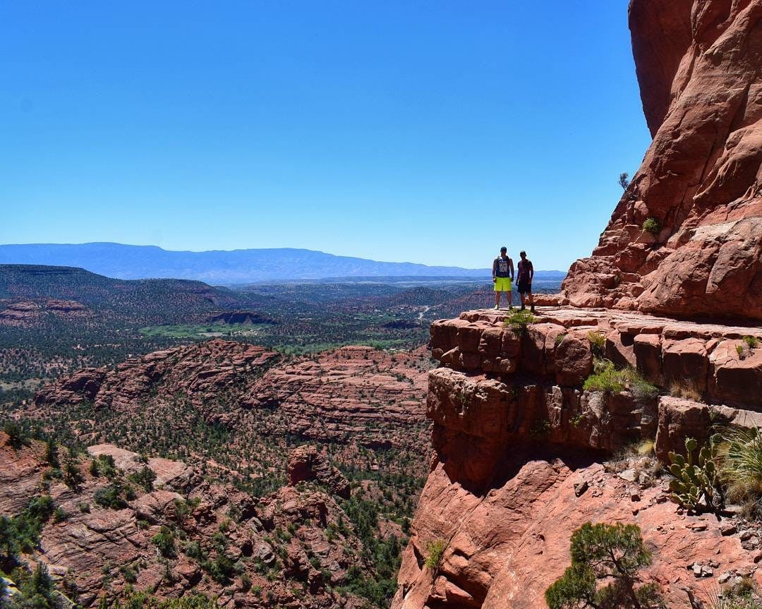 Zeb and I on Cathedral Rock in Sedona